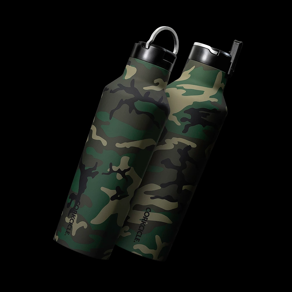Corkcicle Drinkware Camo 20 Oz Sport Canteen