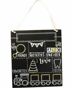 Primitives By Kathy Milestone Board - Baby - So Big; So Tall; I Love