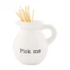 Mud Pie Toothpick Set Basket Tabletop