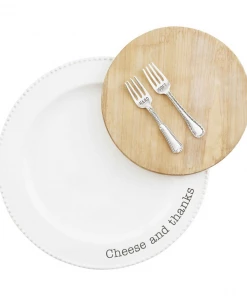 Mud Pie Tabletop Cheese Plate And Board Set