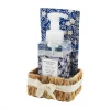 Mud Pie Floral Indigo Soap Napkin Set Gifts