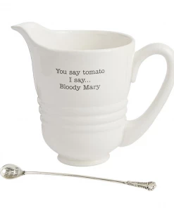 Mud Pie Bloody Mary Pitcher Set Tabletop
