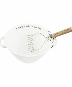 Mud Pie Circa Potato Bowl Set Tabletop