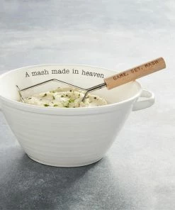 Mud Pie Circa Potato Bowl Set Tabletop