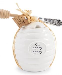 Mud Pie Gifts Circa Honey Pot Set