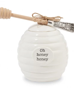 Mud Pie Gifts Circa Honey Pot Set