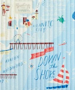 Spartina Down The Shore Quilted Market Tote Bags