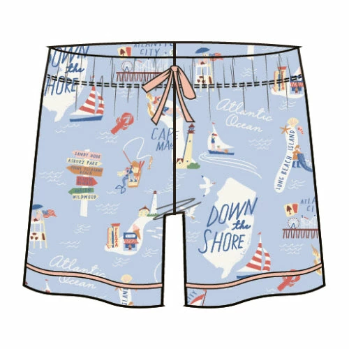 Spartina Down The Shore Pajama Short Apparel