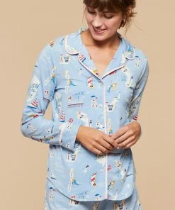 Spartina Apparel Down The Shore Pajama Top