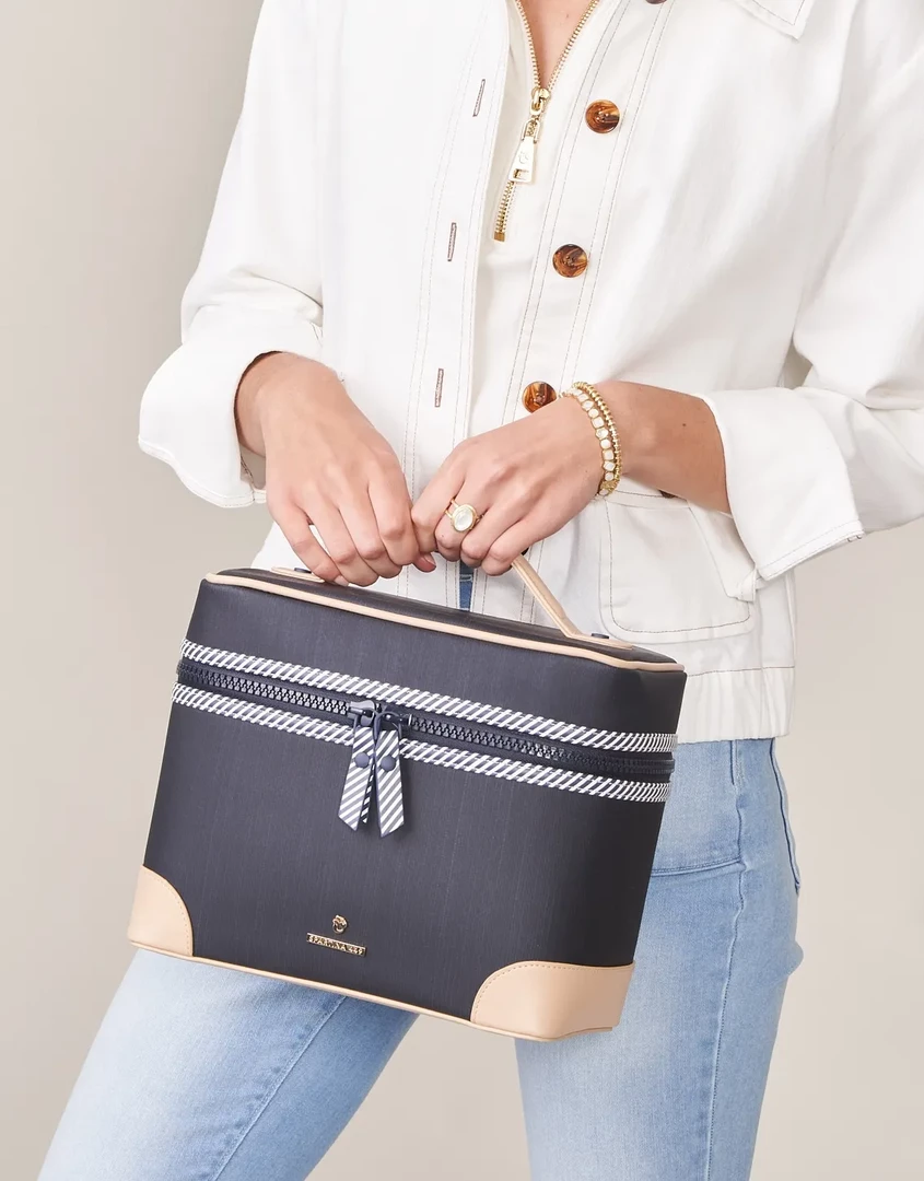 Spartina Armada Train Case Midnight Navy Bags