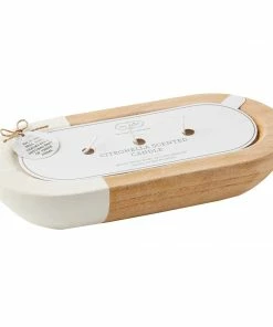 Mud Pie Small Paulownia Citronella Candle