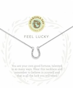 Spartina Jewelry Sea La Vie - 18" Feel Lucky/Horseshoe SIL