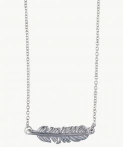 Spartina Sea La Vie Necklace 18" Follow Your Dreams/Feather SIL