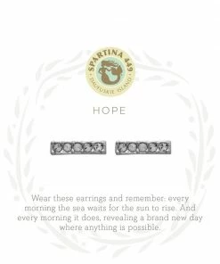 Spartina Jewelry Sea La Vie Stud Earrings Hope/Horizon SIL