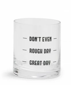 Two's Company Double Old Fashioned Glass - Don't Even Drinkware