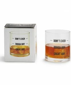 Two's Company Double Old Fashioned Glass - Don't Even Drinkware