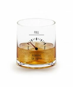 Two's Company Double Old Fashioned Glass - Running On Empty Drinkware