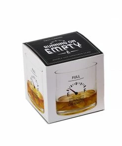 Two's Company Double Old Fashioned Glass - Running On Empty Drinkware