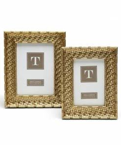 Two's Company Frames Gold Weave Frame - Large