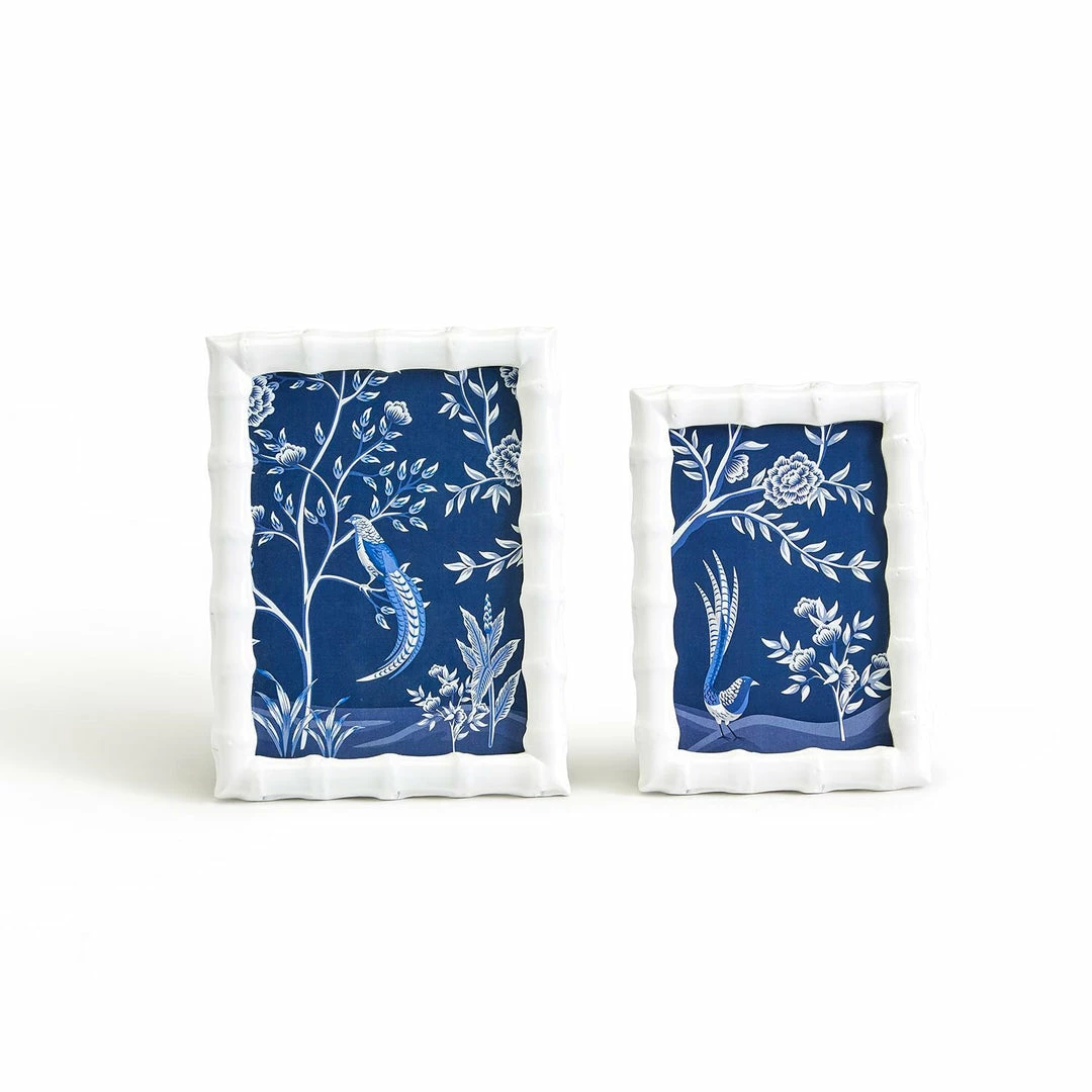 Two's Company Frames Aviary High Gloss Faux Bamboo Photo Frame (5X7)