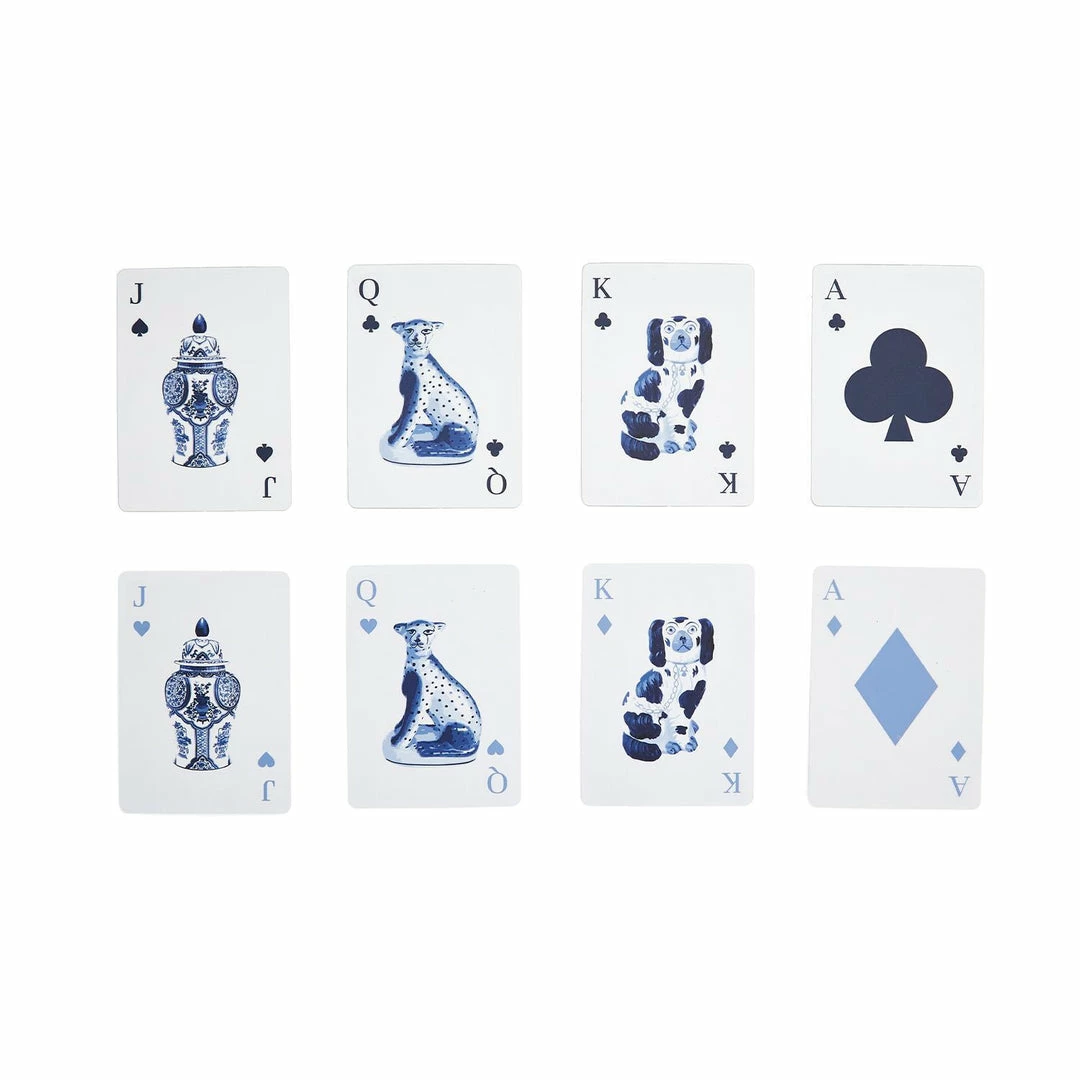 Two's Company Chinoiserie Double Deck Playing Cards