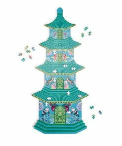 Two's Company Games Pagoda Shape 500+ Pc Jigsaw Puzzle - Paper