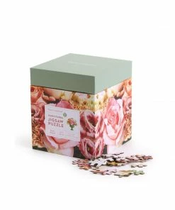 Two's Company Floral Arrangement Shape 500+ Pc Jigsaw Puzzle - Paper