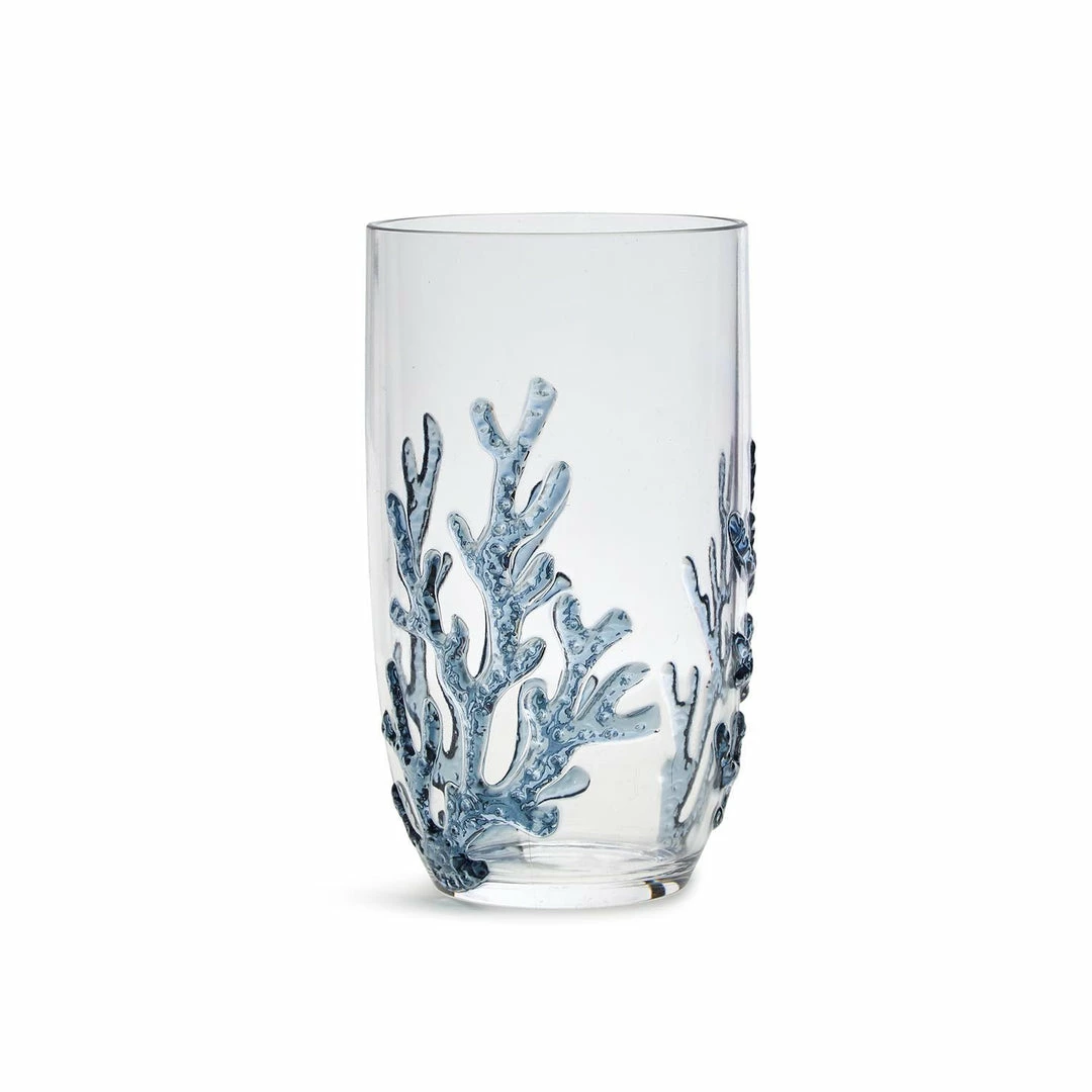 Two's Company Drinkware Coral Reef Acrylic Highball Glass