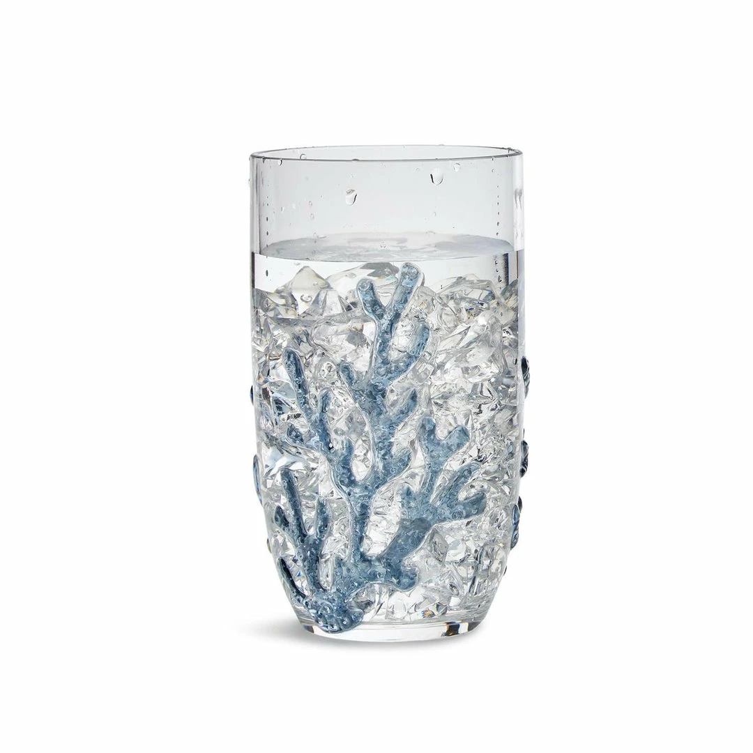 Two's Company Drinkware Coral Reef Acrylic Highball Glass