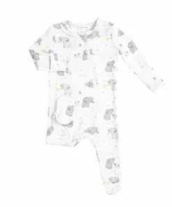 Angel Dear Blue Elephant Footie