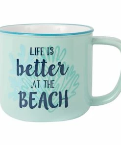 Pavilion Drinkware 17 Oz Mug - Life Is Better At The Beach