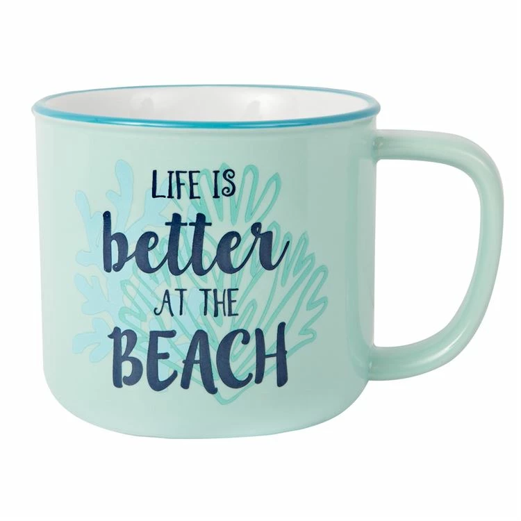 Pavilion Drinkware 17 Oz Mug - Life Is Better At The Beach