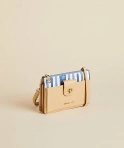 Spartina Lindsey Phone Crossbody Oyster Alley
