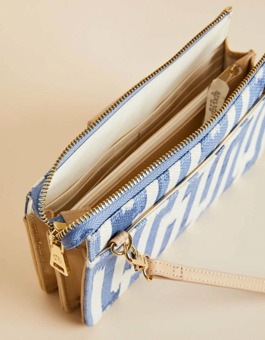 Spartina Lindsey Phone Crossbody Oyster Alley