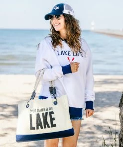 Pavilion Canvas Tote - Lake