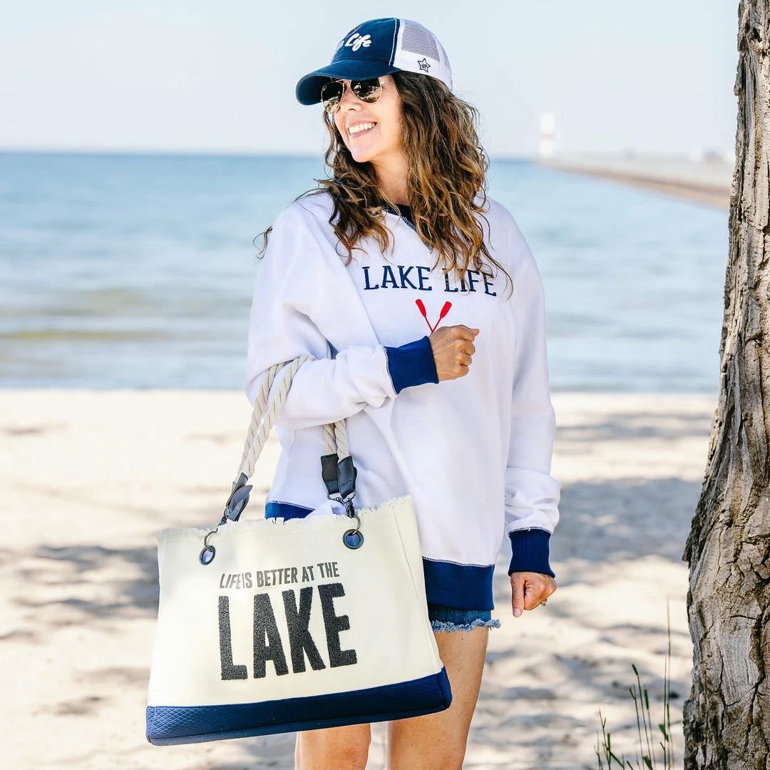 Pavilion Canvas Tote - Lake