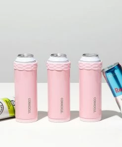 Corkcicle Drinkware Slim Arctican - 12 Oz Gloss Rose Quartz