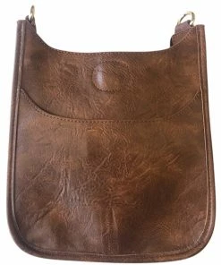Ahdorned Bags Mini Vegan Messenger (Coffee) - NO STRAP