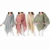 K&K Interiors Apparel Acrylic V Neck Ponchos