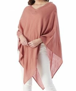 K&K Interiors Apparel Acrylic V Neck Ponchos