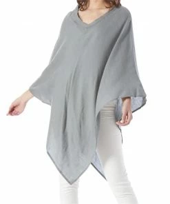 K&K Interiors Apparel Acrylic V Neck Ponchos