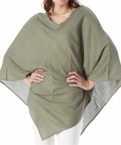 K&K Interiors Apparel Acrylic V Neck Ponchos