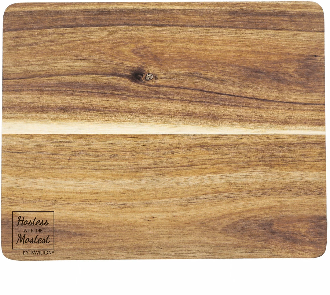 Pavilion Friends - 9" Acacia Cheese/Bread Board Set
