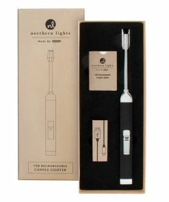 Northern Lights Rechargeable Candle Lighter - Grey