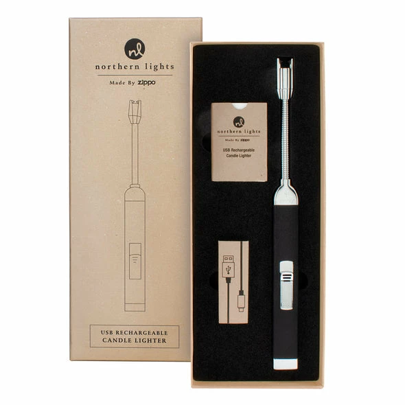 Northern Lights Rechargeable Candle Lighter - Grey