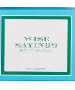 Two's Company Wise Sayings "Old Friends Are The Best Friends" Desk Tray In Gift Box