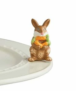 Nora Fleming Tabletop Funny Bunny (Brown Bunny)