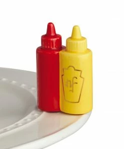 Nora Fleming Tabletop Main Squeeze (Ketchup/Mustard)
