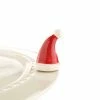 Nora Fleming Tabletop Santa Stops Here (Santa Hat)