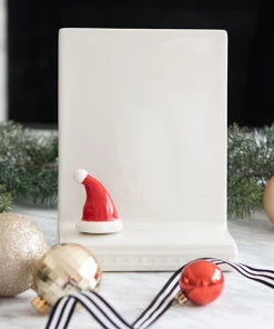 Nora Fleming Tabletop Santa Stops Here (Santa Hat)